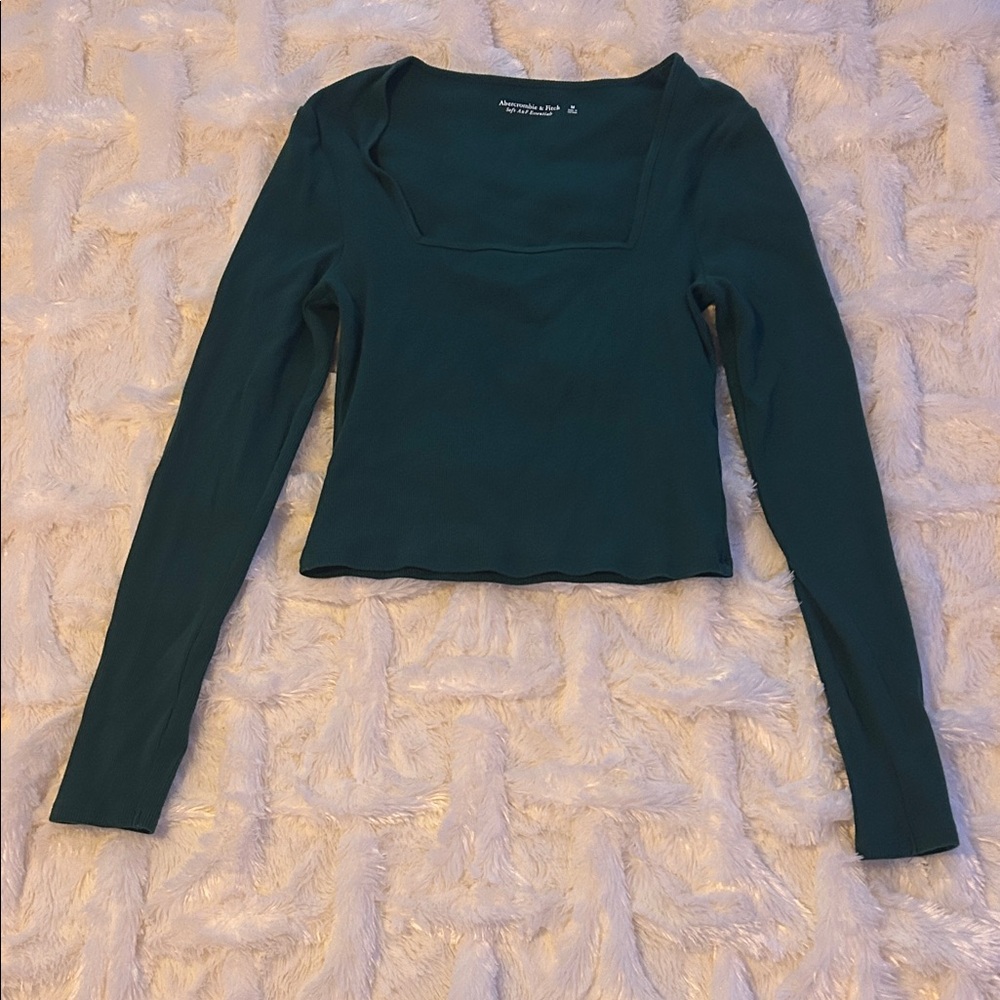 Abercrombie & Fitch Teal Long Sleeve Top